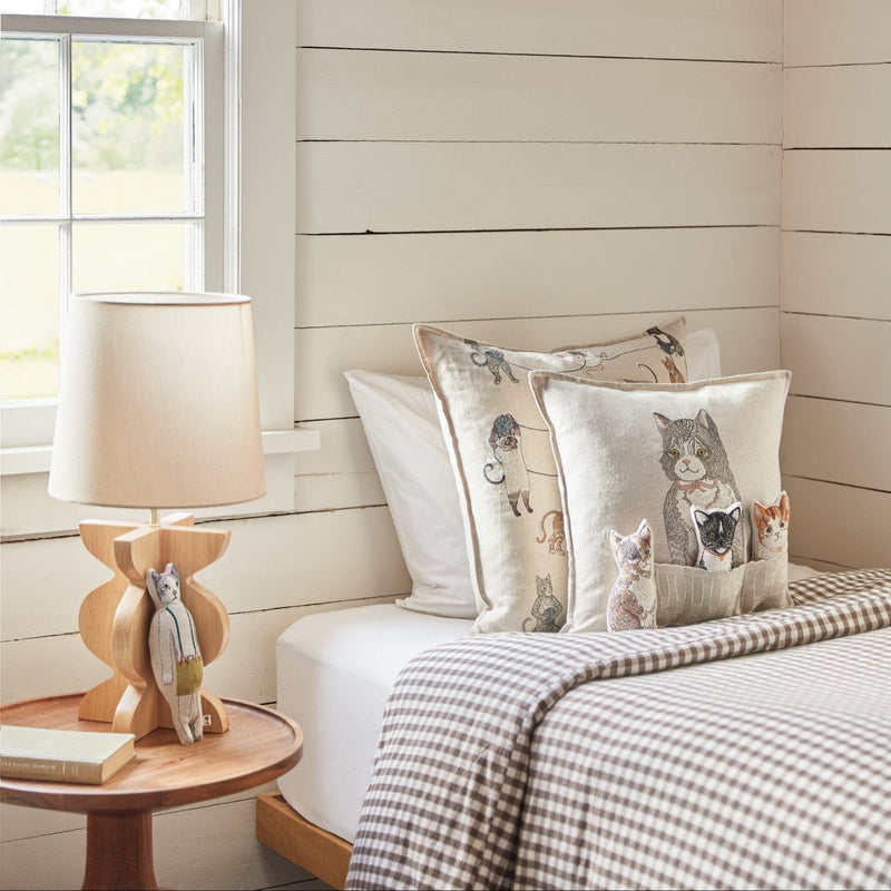 【coral&tusk】クッションカバーBasket kitten クッション付 Coral & Tusk x 猫村さん】ポケットクッションカバー 30x40