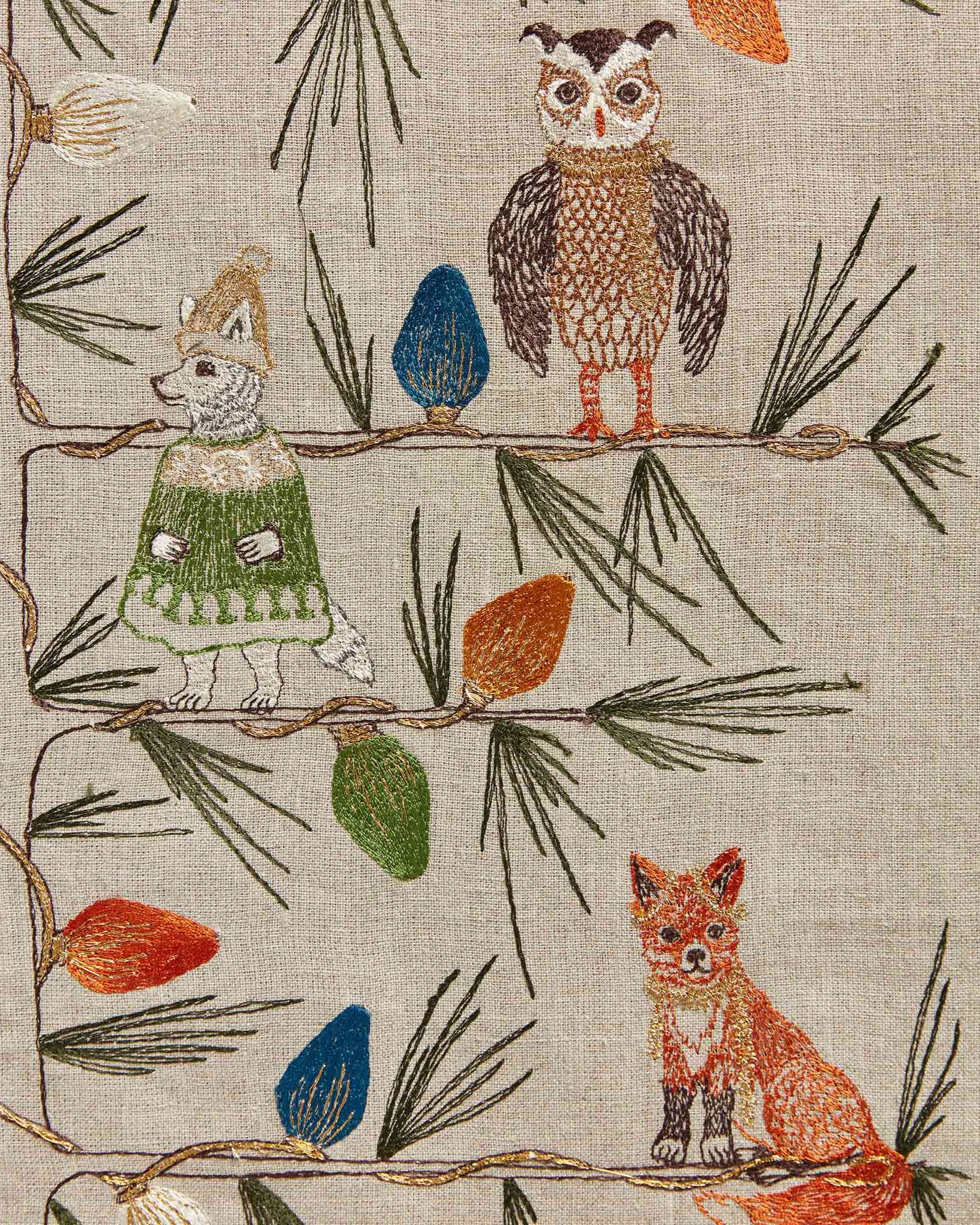 Christmas Tree Trimmers Table Runner