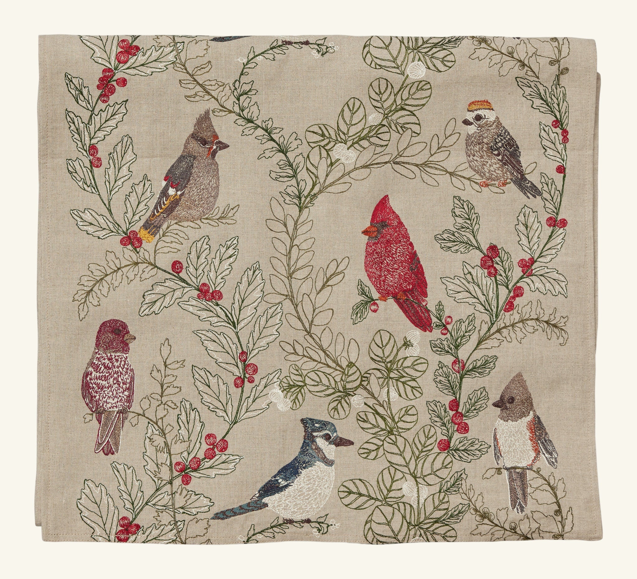 Seconds Sale Winter Birds Table Runner #1