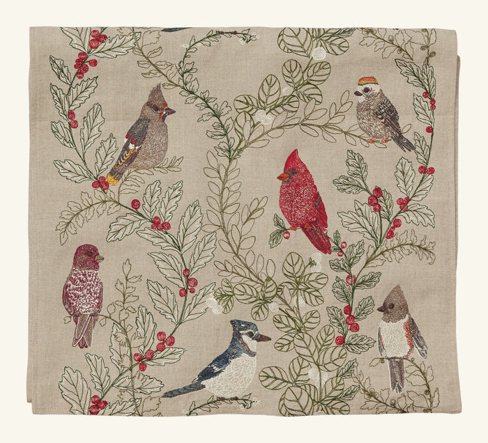 Seconds Sale Winter Birds Table Runner #1