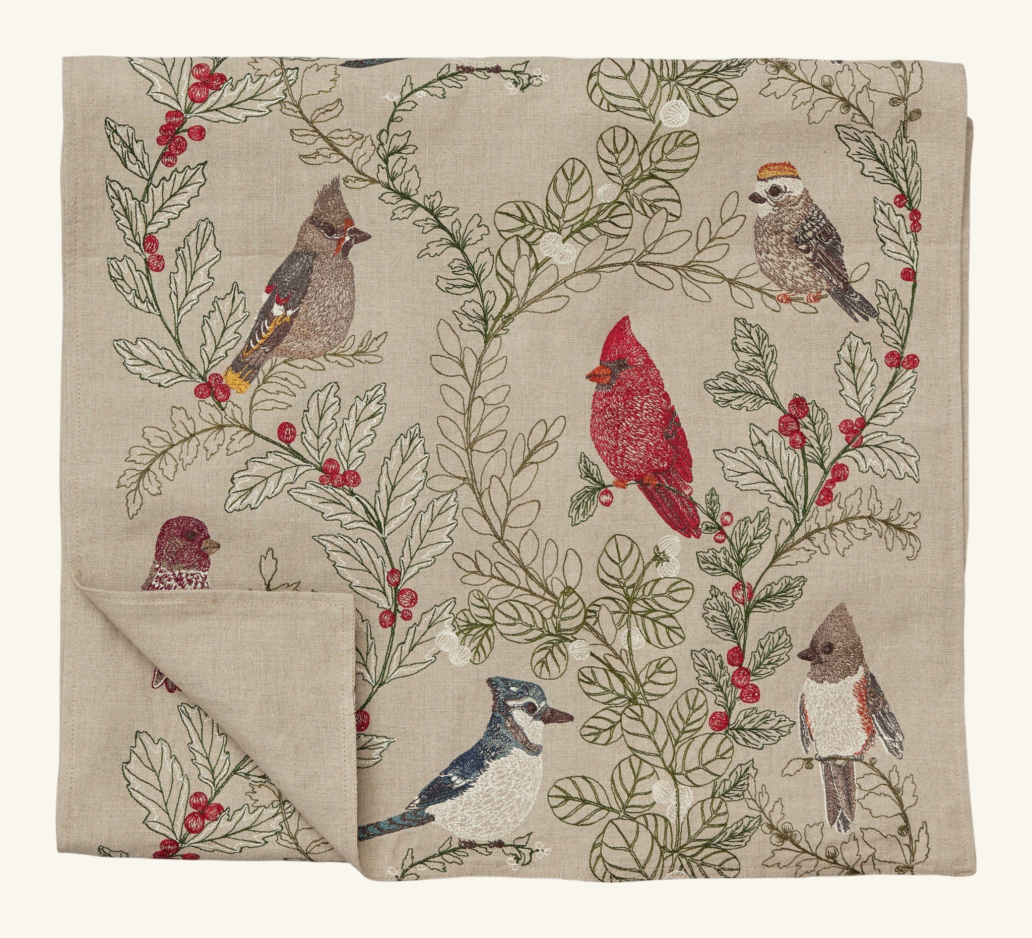 Seconds Sale Winter Birds Table Runner #1