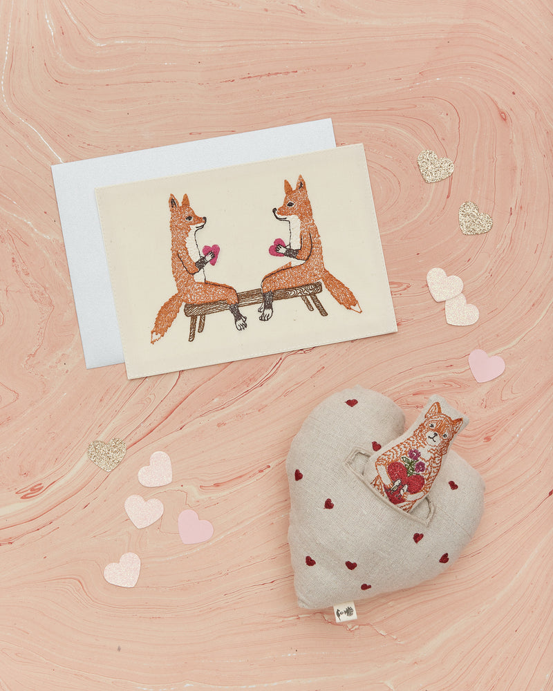 Smitten Foxes Card